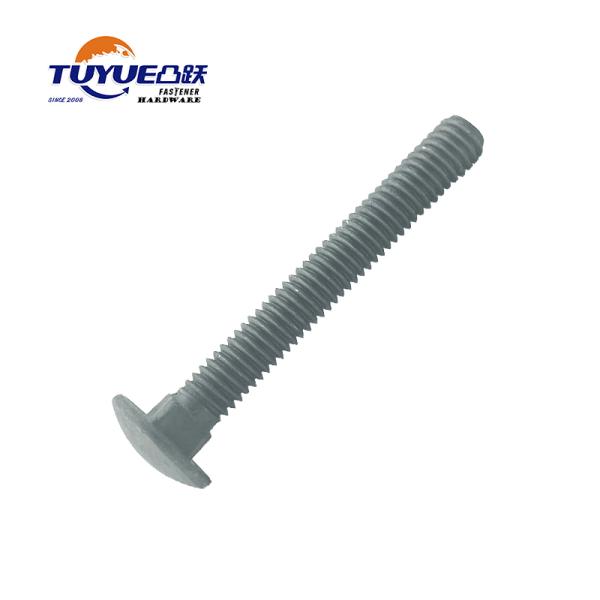 CARRIAGE BOLTS FULL THREAD (UNC THREAD) GRADE 4.8 HDG