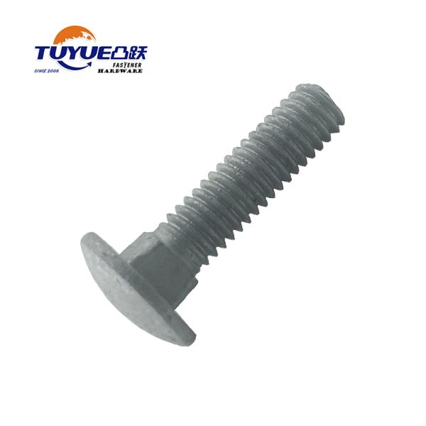 CARRIAGE BOLTS FULL THREAD (UNC THREAD) GRADE 4.8 HDG