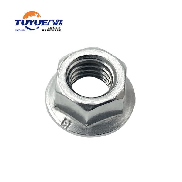 Flange hex nut DIN 6923 with serration / without Serration