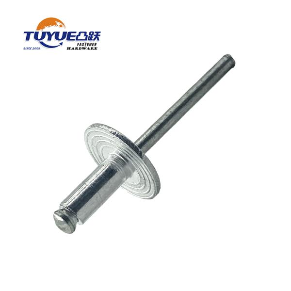 Gig Cap Head Aluminum/Steel Open End Blind Rivet