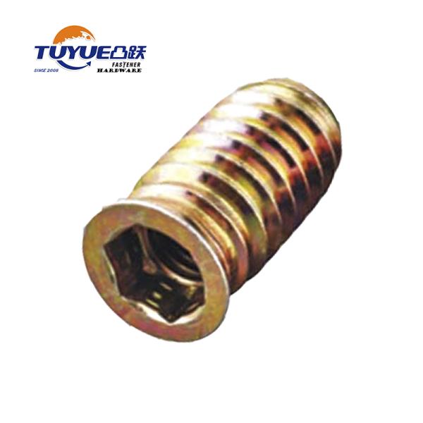 Hex Nut Internal And External Thread For Wood