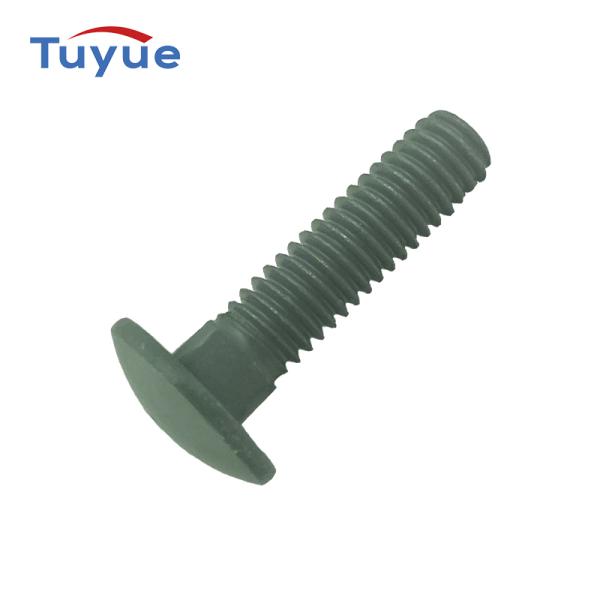 CARRIAGE BOLTS FULL THREAD UNC THREAD, GRADE 4.8 GREEN RUSPERT