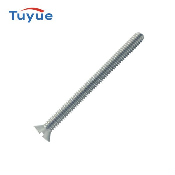DIN963  Slotted Flat Head Machine Screw