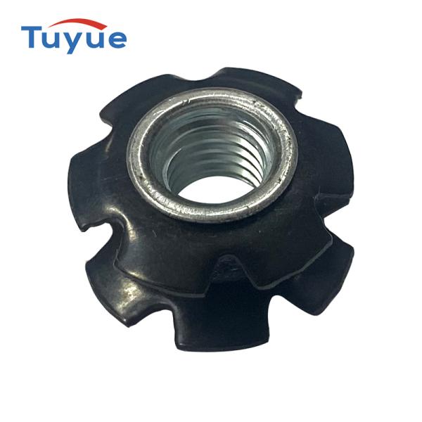 Double Layers Spring Threaded Sunflower Star Nut Tube Connector