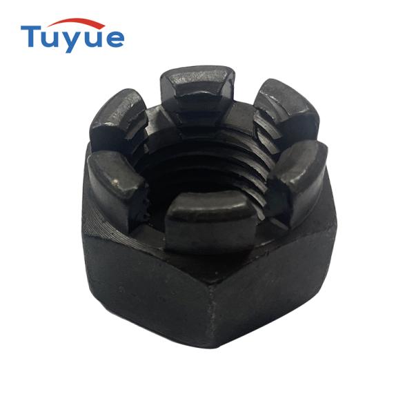 Hardware Fasteners Polished 18-8 Stainless Steel Nuts High Quality Various Colors Electroplated Aluminum Hex Slotted Castle Nuts