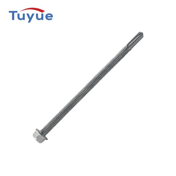Hex Drill Screw with cutting Dacromet