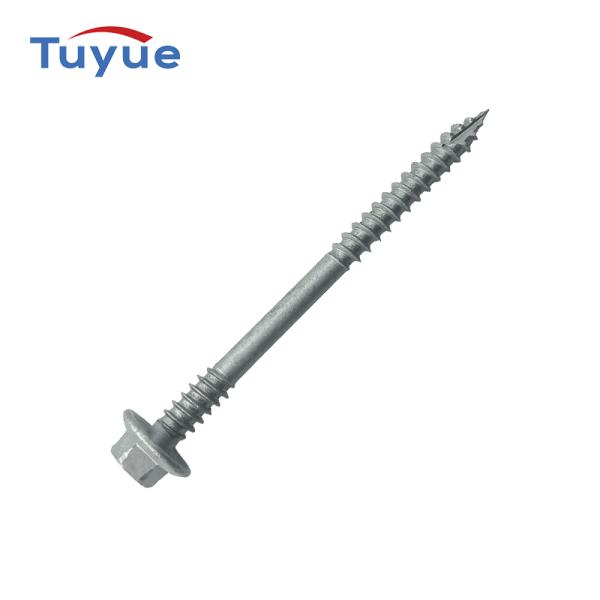 Hex flange type 17 point screws
