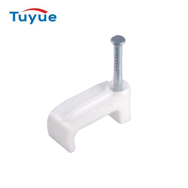 Square Cable Clips WIth Nail