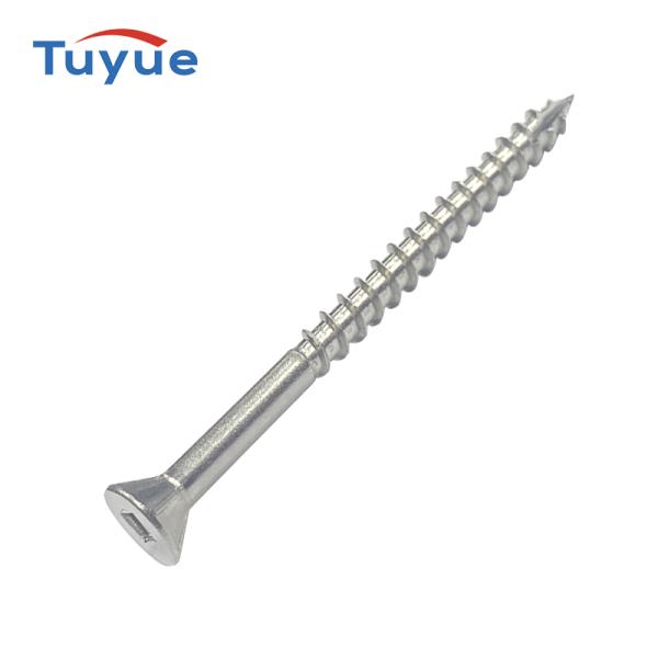 Square Socket Head T17 Deck Chipboard WoodScrew Stainless Steel for Particle Board